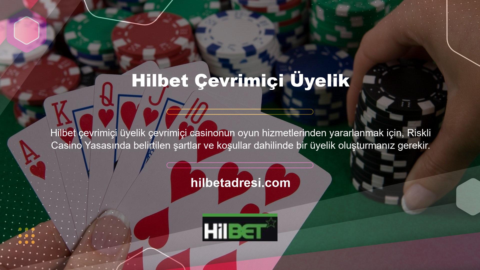 Hilbet Casino web sitesi, kullanıcılarına tüm oyun hizmetlerini tek üyelik hesabı üzerinden sunmaktadır