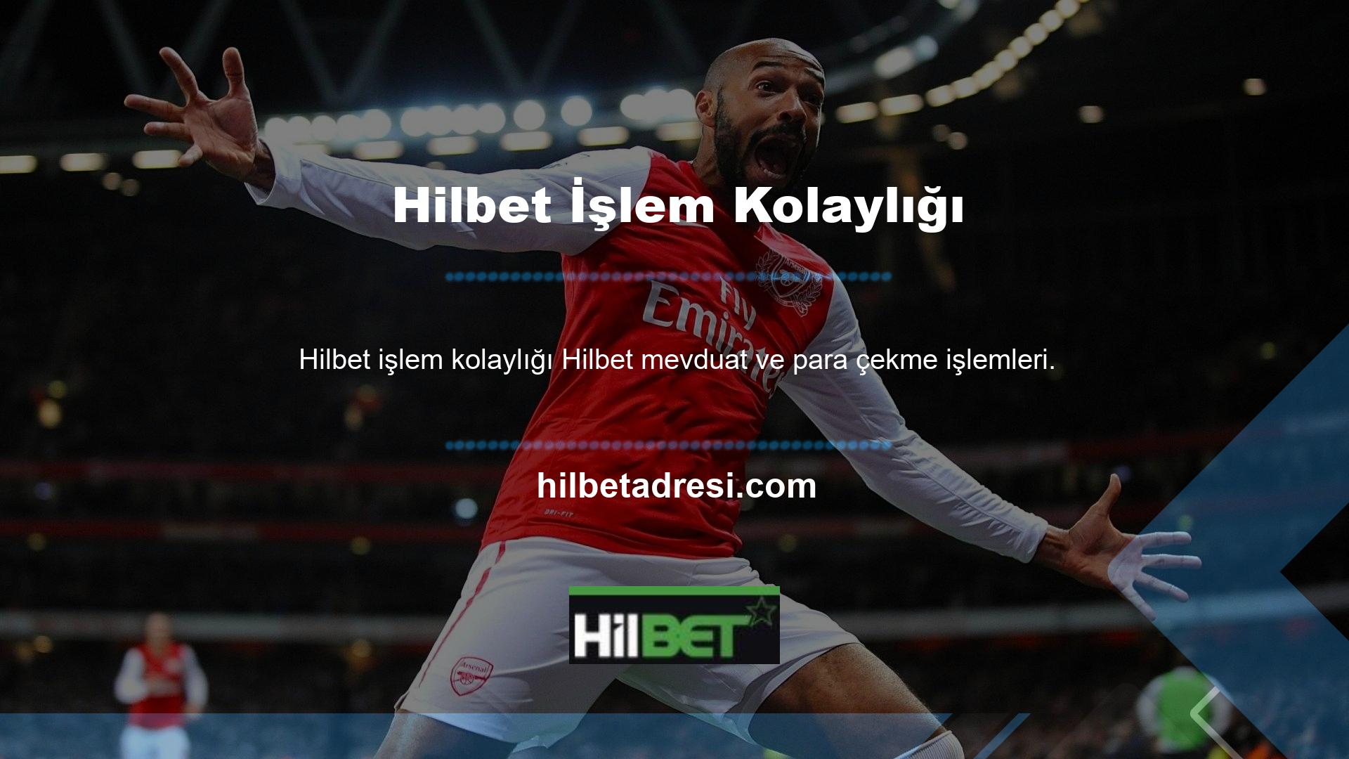 Ekstra faydalar uğruna Hilbet ile ilgili veri alarak Hilbet web sitesinde prosedürlerinizi gerçekleştirebilirsiniz